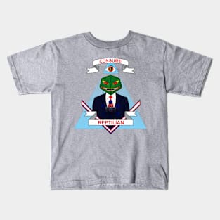 Consume Reptilian Kids T-Shirt